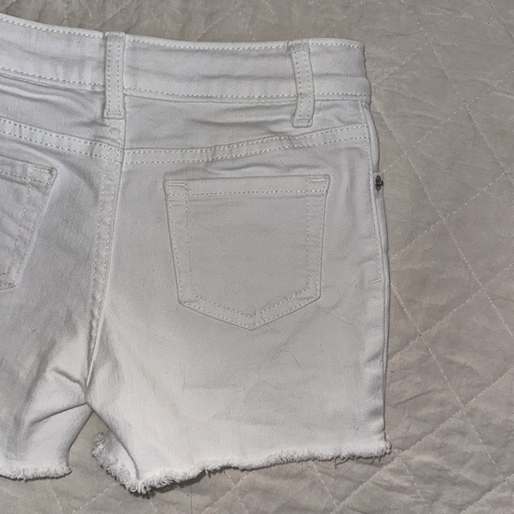 CAT & JACK White Denim Shorts Girls S (6/6X) - Picture 8 of 9